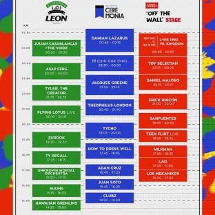 Ceremonia da a conocer los horarios del festival